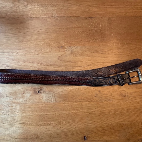 Resistol Genuine Full Grain Leather Belt 40 - Picture 2 of 5